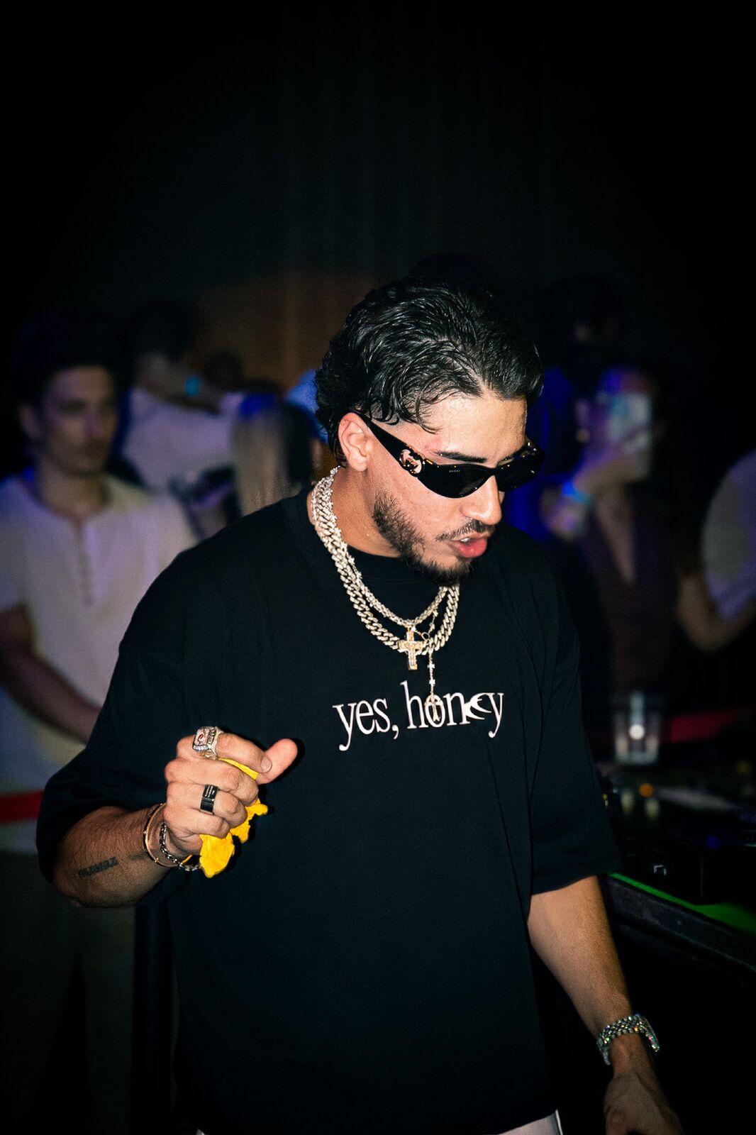 Ritratto durante una serata club